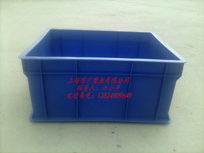 【上海塑料用品廠直銷物流箱、物流周轉(zhuǎn)箱、通用周轉(zhuǎn)箱390系列】價格,廠家,圖片,塑料箱,上海萬廣塑業(yè)-